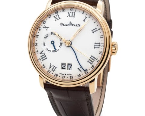 Blancpain Villeret 6637 week schedule watch