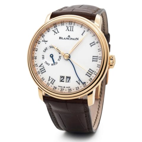 Blancpain Villeret 6637 week schedule watch