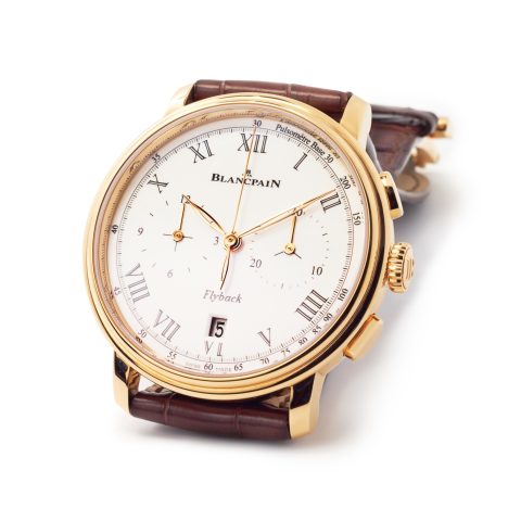 Blancpain Villeret series pulsometer flyback chronograph