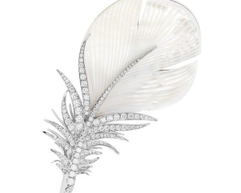 Boucheron Caresse de Plume brooch and ring