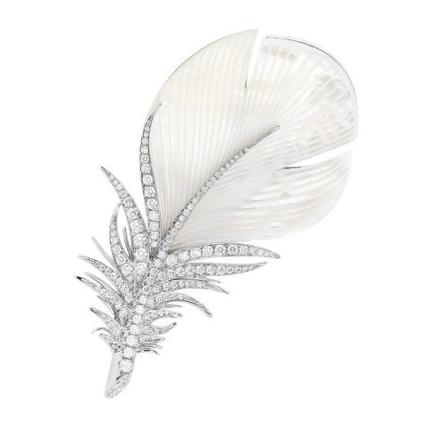 Boucheron Caresse de Plume brooch and ring