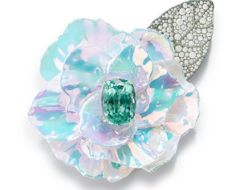 Boucheron Chromatique flower jewelry set