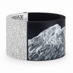 Boucheron Eau Forte etching white gold diamond bracelet