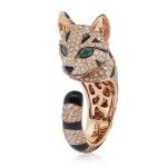 Boucheron Fuzzy, the Leopard Cat ring