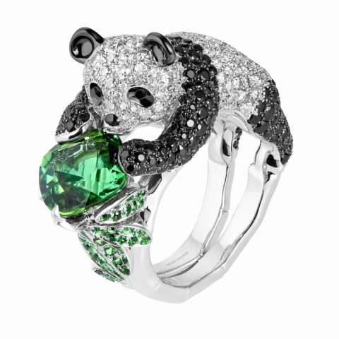 Boucheron Panda giant panda ring