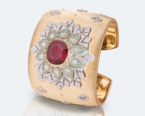 Buccellati Dans du Fau red tourmaline bracelet
