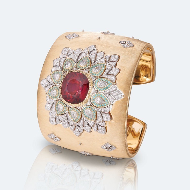 Buccellati Dans du Fau red tourmaline bracelet
