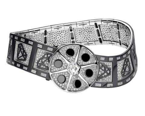 Bulgari Action! white gold necklace