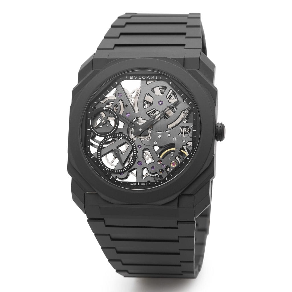 Bulgari Octo Finissimo Skeletal system Ceramic hollow ceramic ultra-thin watch