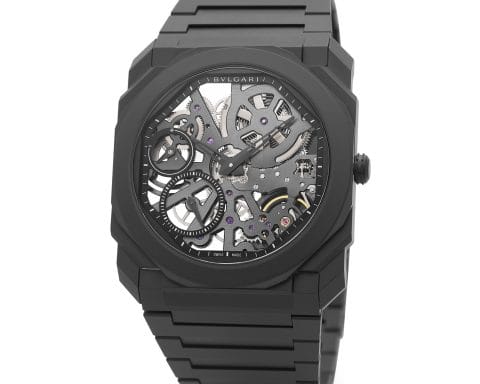 Bulgari Octo Finissimo Skeletal system Ceramic hollow ceramic ultra-thin watch