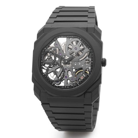 Bulgari Octo Finissimo Skeletal system Ceramic hollow ceramic ultra-thin watch