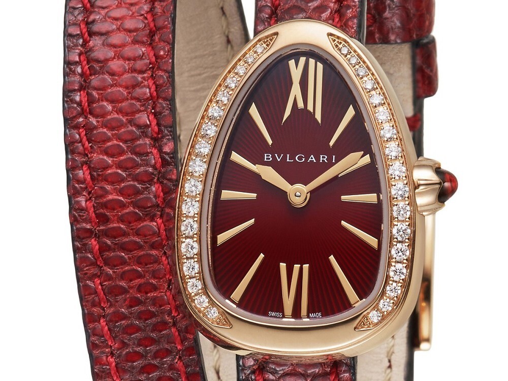 Bulgari Serpenti double circle women's watch