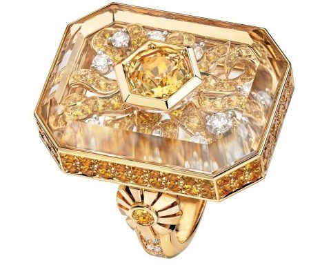 CHANEL Chanel N°5 Crystal Gemstone Ring Series
