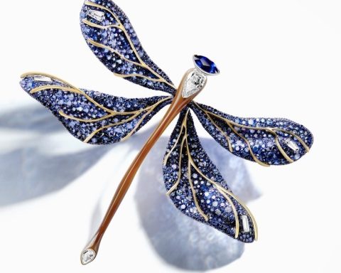 CINDY CHAO Art Jewelry 20th Anniversary Series Dragonfly Brooch