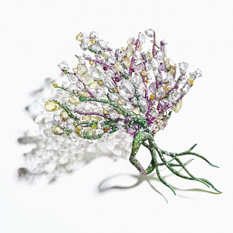 CINDY CHAO Art Jewelry Master Series Pamir Brooch and Seine Spring Bracelet