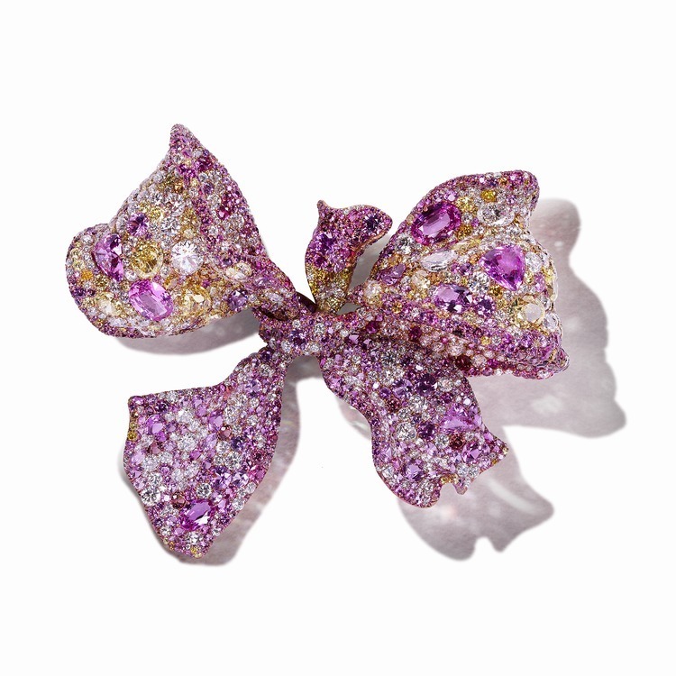 CINDY CHAO The Art Jewel Black Label Bow Brooch