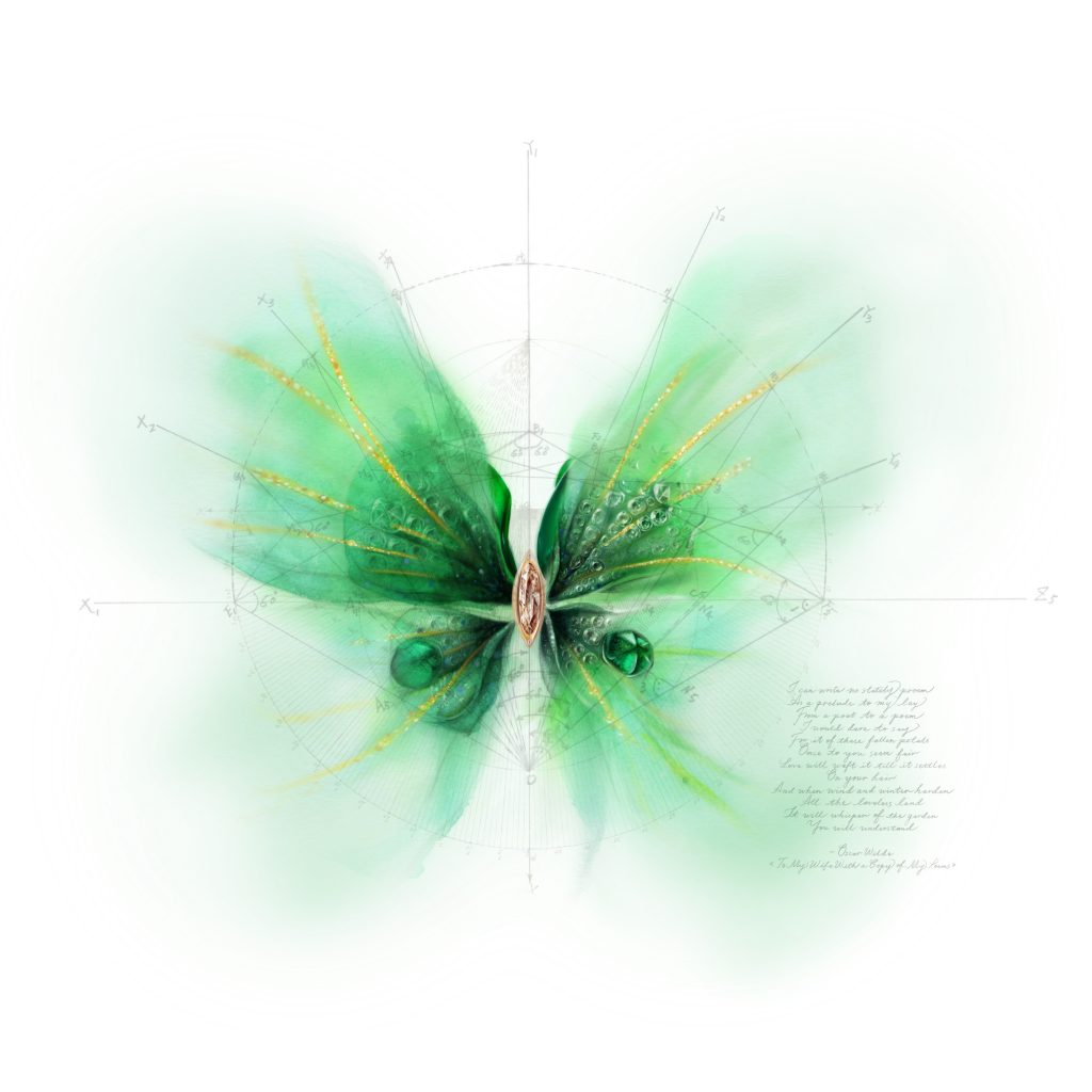 CINDY CHAO The Art Jewel Black Label Yiying Butterfly Brooch