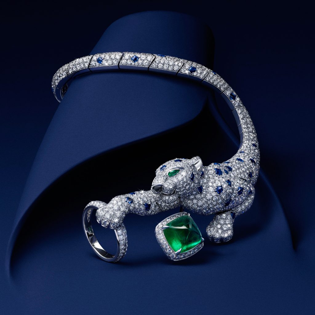 Cartier Cartier Panthère Jaillissante cheetah theme emerald bracelet