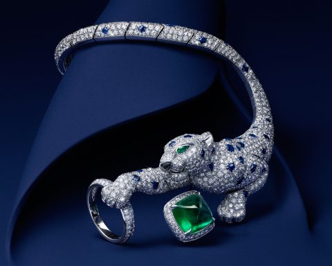 Cartier Cartier Panthère Jaillissante cheetah theme emerald bracelet