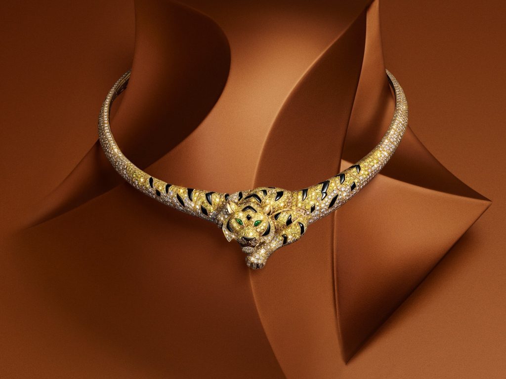Cartier Cartier Tiger Yellow Diamond Tiger Necklace