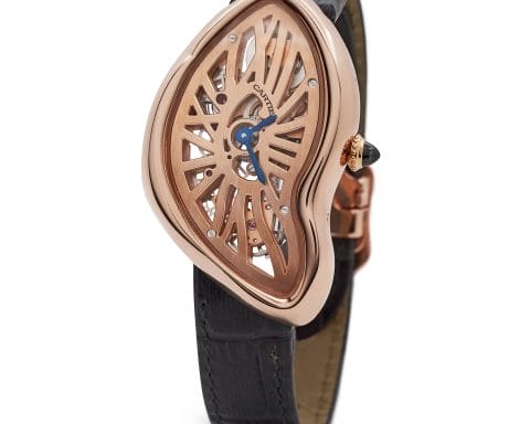 Cartier Crash Skeleton watch increased gold version