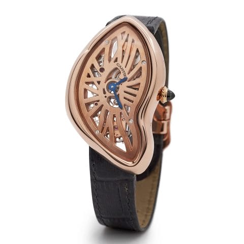 Cartier Crash Skeleton watch increased gold version