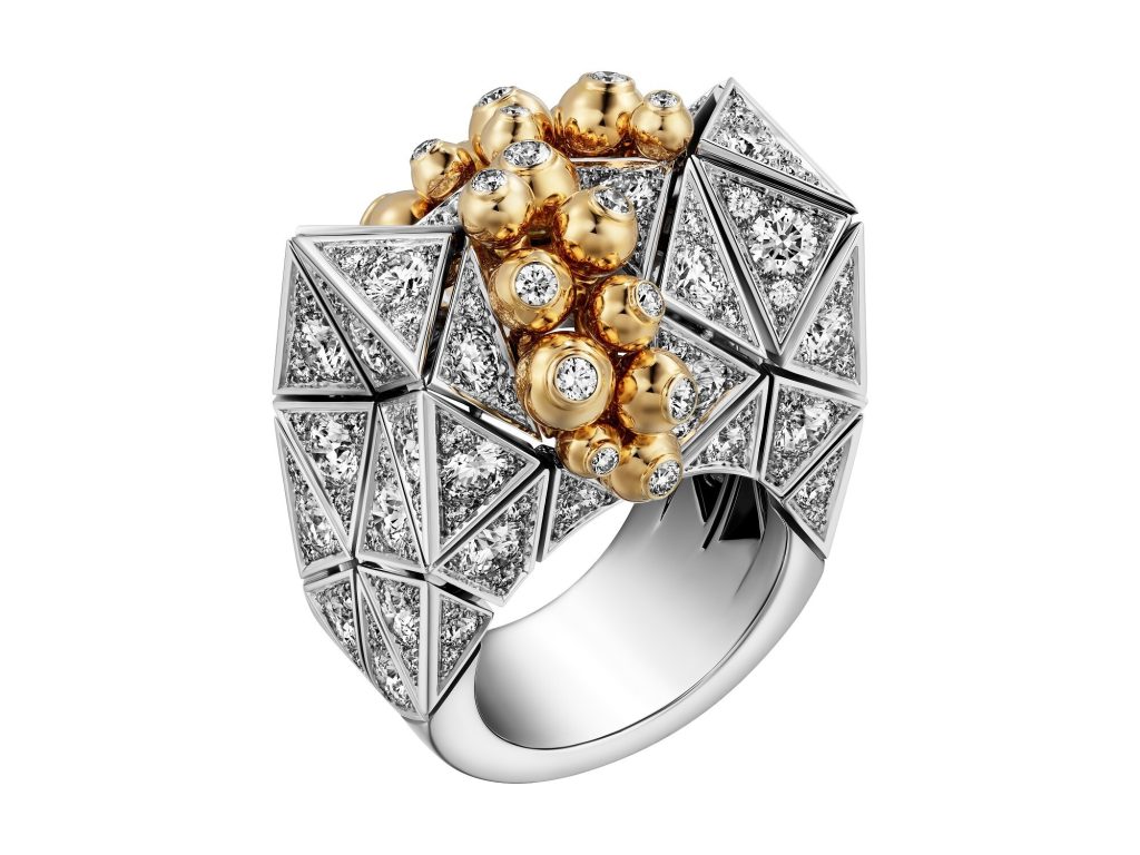 Cartier Hiatus Geometric Ball Ring