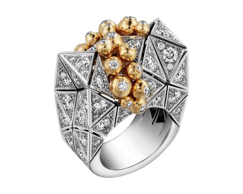Cartier Hiatus Geometric Ball Ring