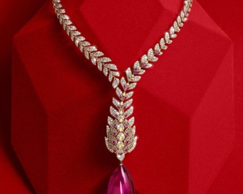 Cartier Mochelys rubellite turtle necklace