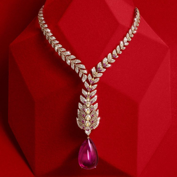 Cartier Mochelys rubellite turtle necklace