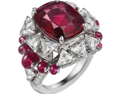 Cartier Phaan ruby ​​diamond ring