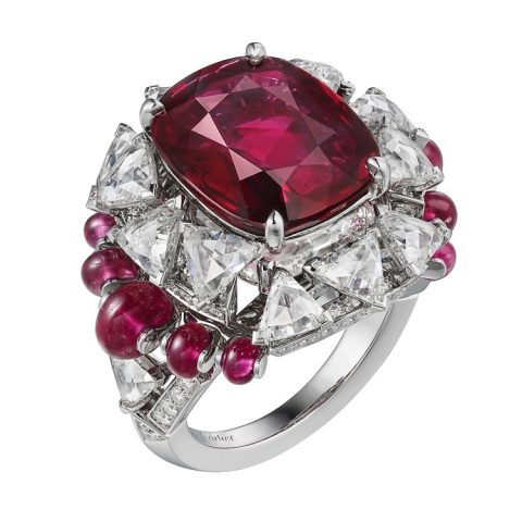 Cartier Phaan ruby ​​diamond ring