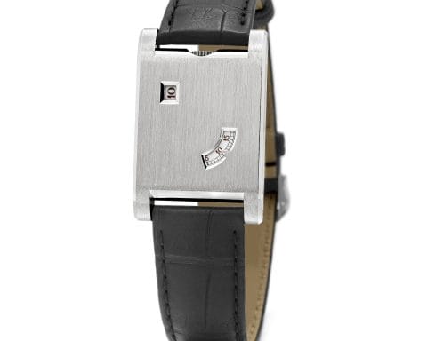 Cartier Privé Container à Guichets electronic jumping hour watch