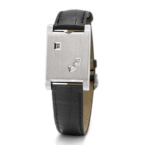 Cartier Privé Container à Guichets electronic jumping hour watch