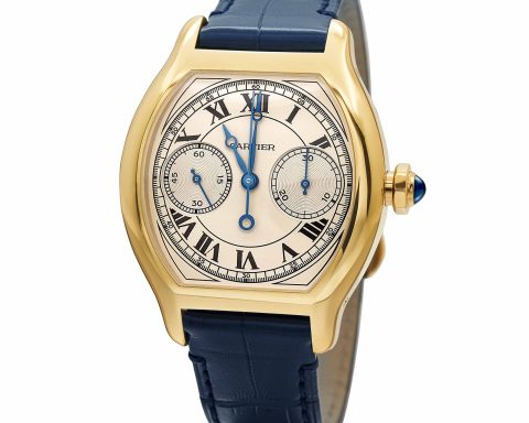 Cartier Privé Tortue Monopoussoir Chronograph single button chronograph