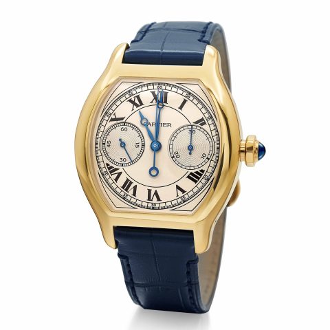 Cartier Privé Tortue Monopoussoir Chronograph single button chronograph