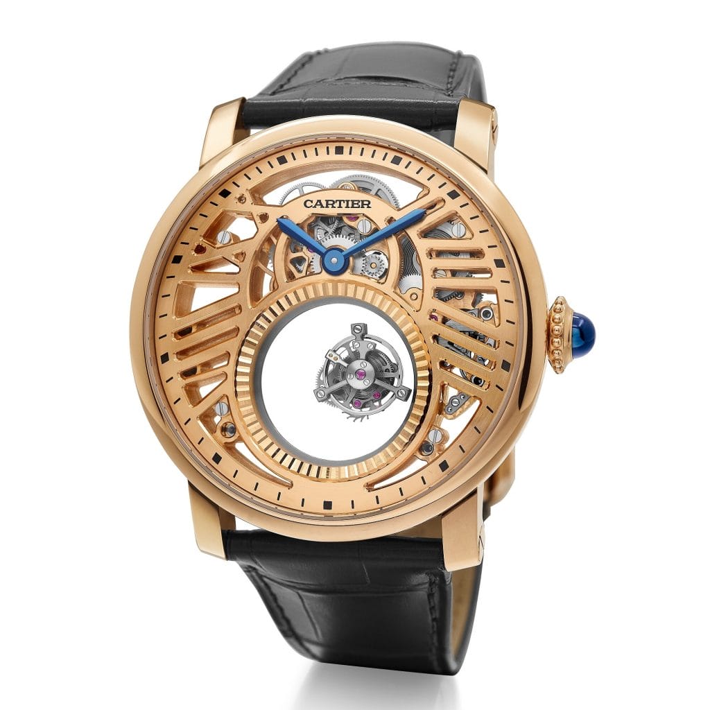 Cartier Rotonde de Cartier Skeletal System Mysterious Dual Tourbillon Dual Mysterious Tourbillon Skeletal System Watch