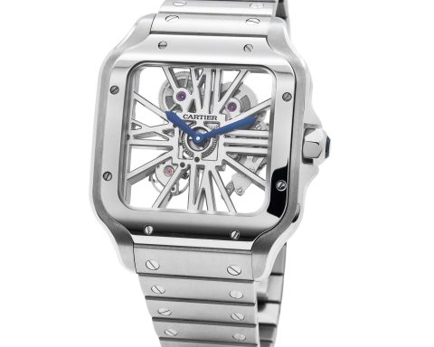 Cartier Santos de Cartier Skeleton watch
