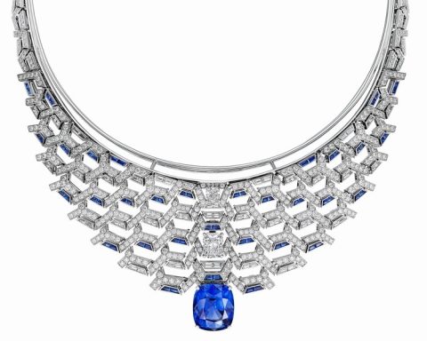 Cartier Spina sapphire necklace