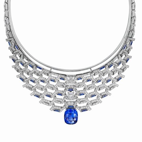 Cartier Spina sapphire necklace