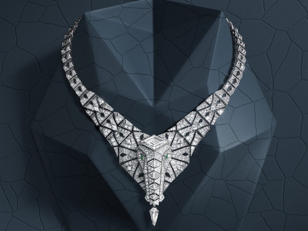 Cartier Vamana diamond elephant necklace