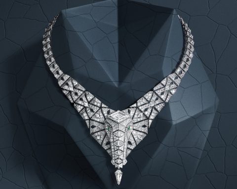 Cartier Vamana diamond elephant necklace