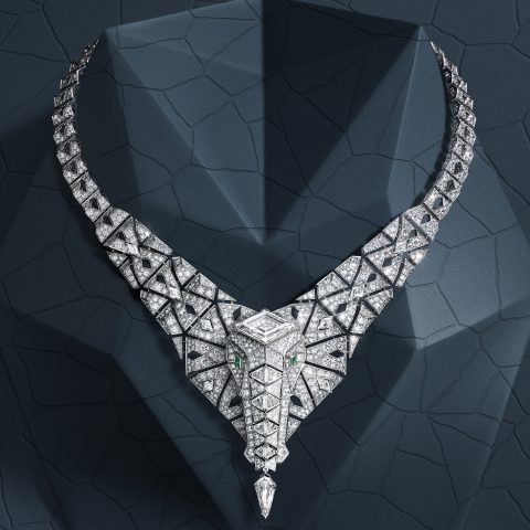 Cartier Vamana diamond elephant necklace