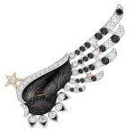 Chanel Chanel Five Wings Maki-e brooch set