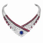Chanel Chanel Graphic Line Sapphire Necklace