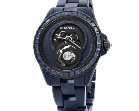 Chanel Chanel J 12 Bleu Ruby Tourbillon diamond flying tourbillon watch
