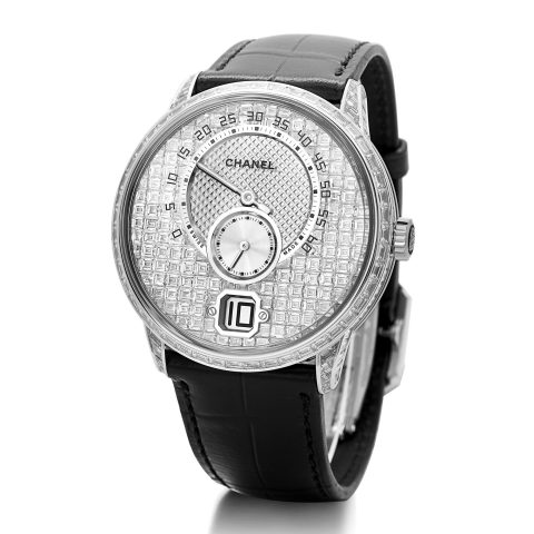 Chanel Chanel Monsieur de Chanel Diamond Edition digital jumping hour watch