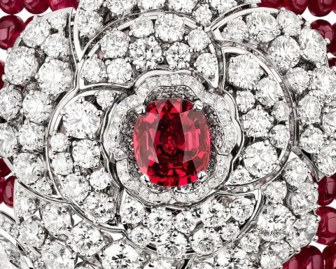Chanel Chanel Rouge Incandescent camellia bracelet