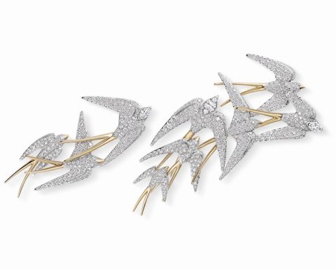 Chaumet Shangmei Ballet Feiyan Diamond Hair Accessories