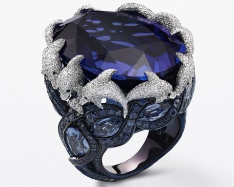 Chopard Chopard Dolphins tanzanite dolphin ring
